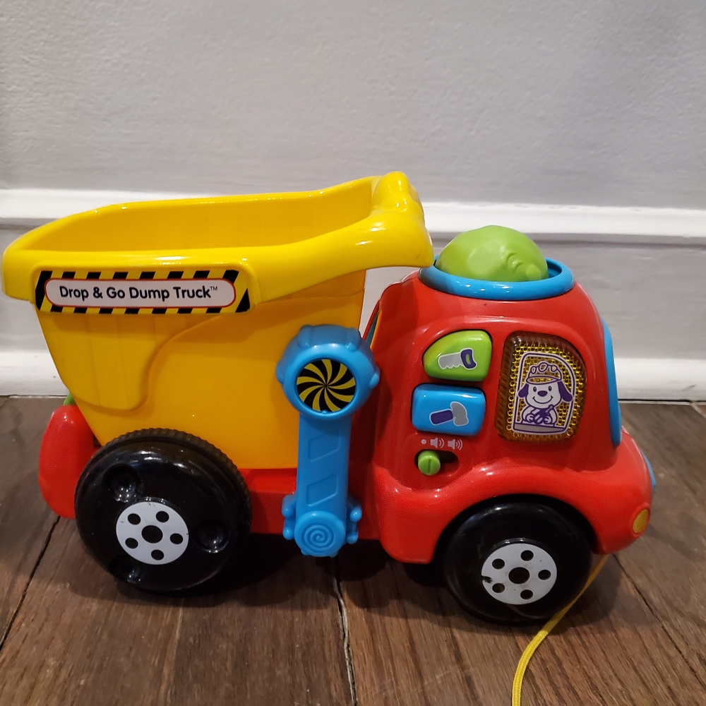 Drop & Go Dump Truck - Red and Yellow